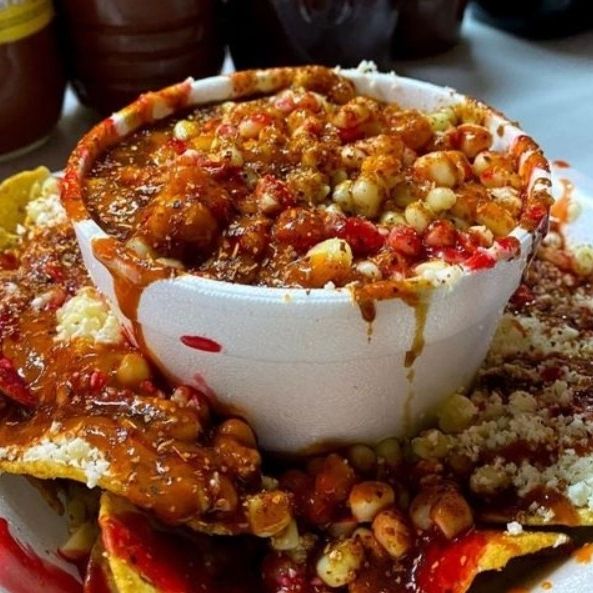 Vaso Elote Topping