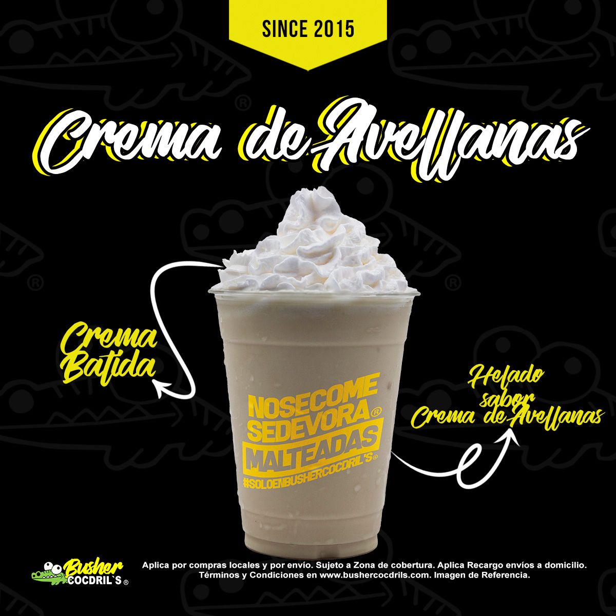 Malteaduki de crema de avellana