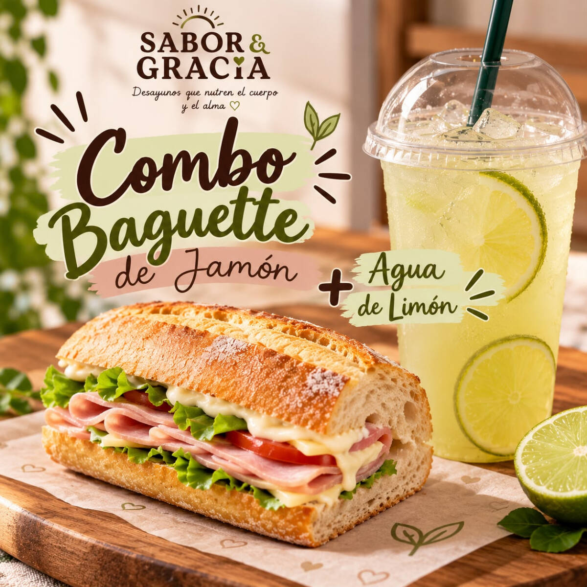 Combo Baguette del Día