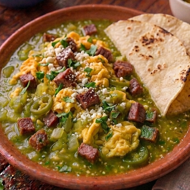 Huevos Aporreados Verdes