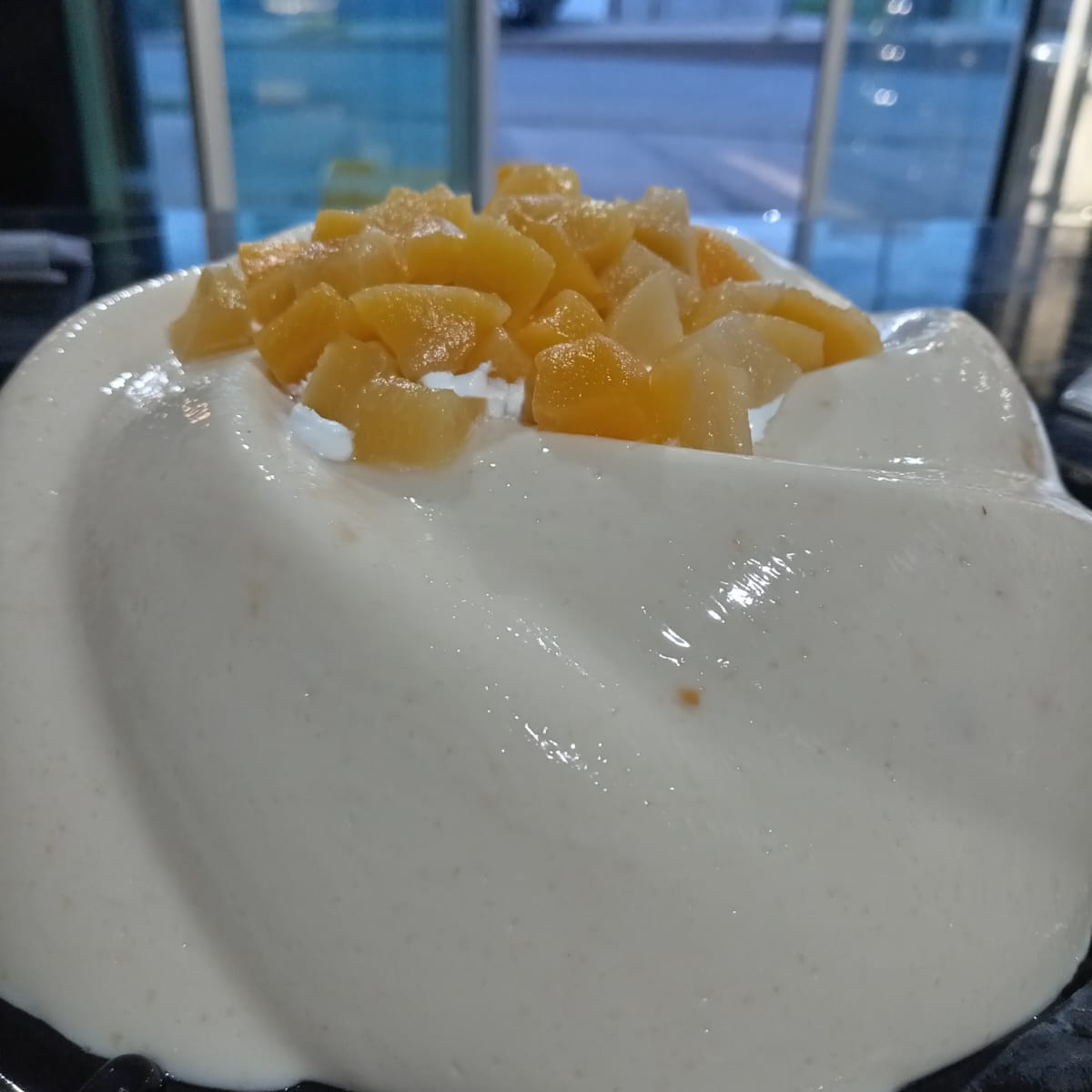 Gelatina Grande de Yogurt de Durazno