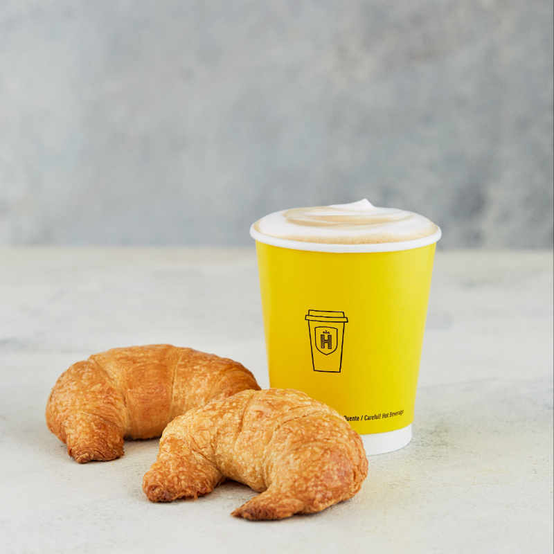 Combo 2 Medialunas + Café