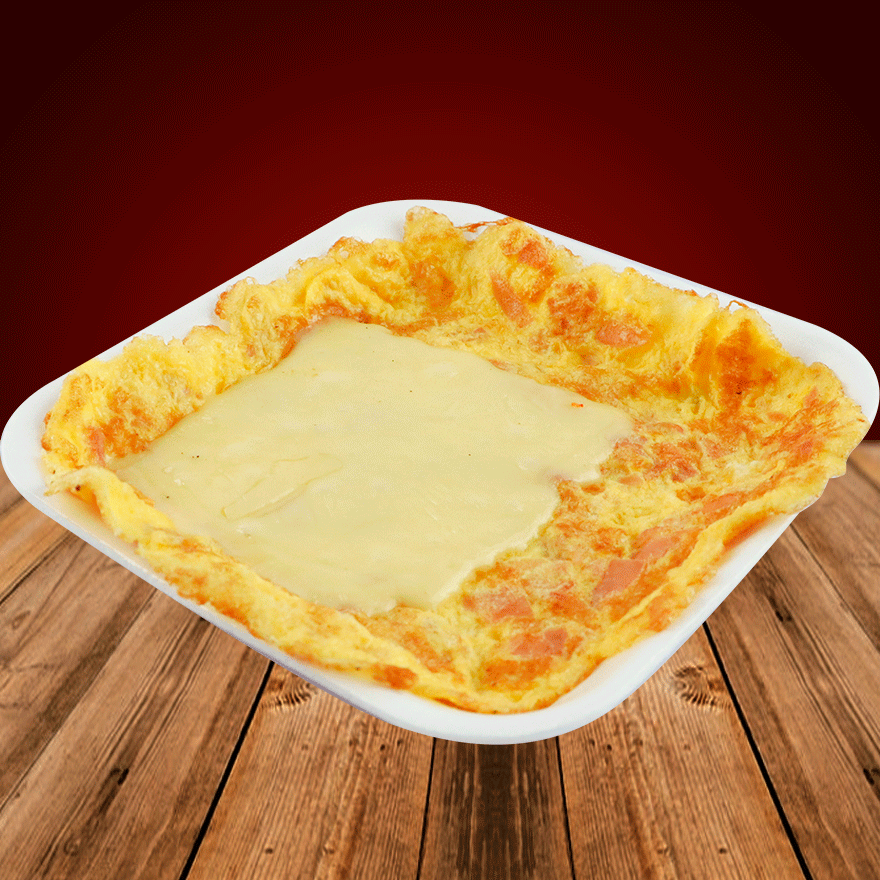 Omelet Con Jamón Y Queso