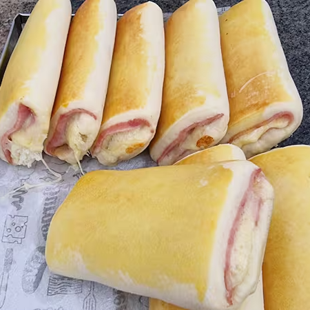 Mussarela e presunto