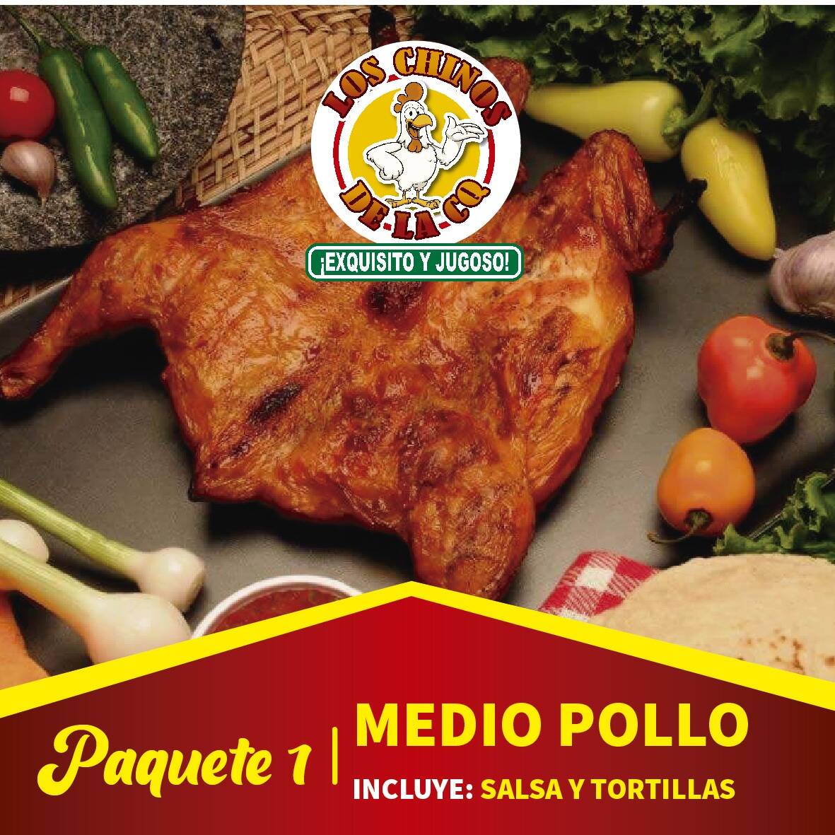 1/2 Pollo