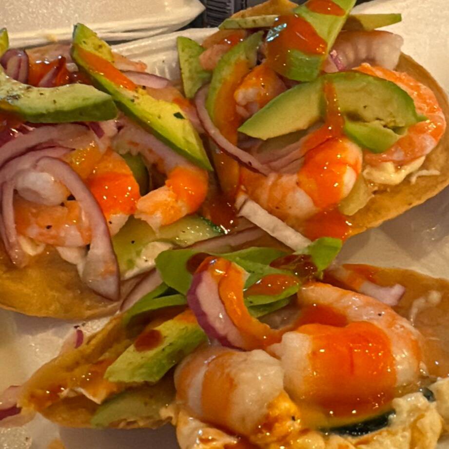 Tostada de Camarón