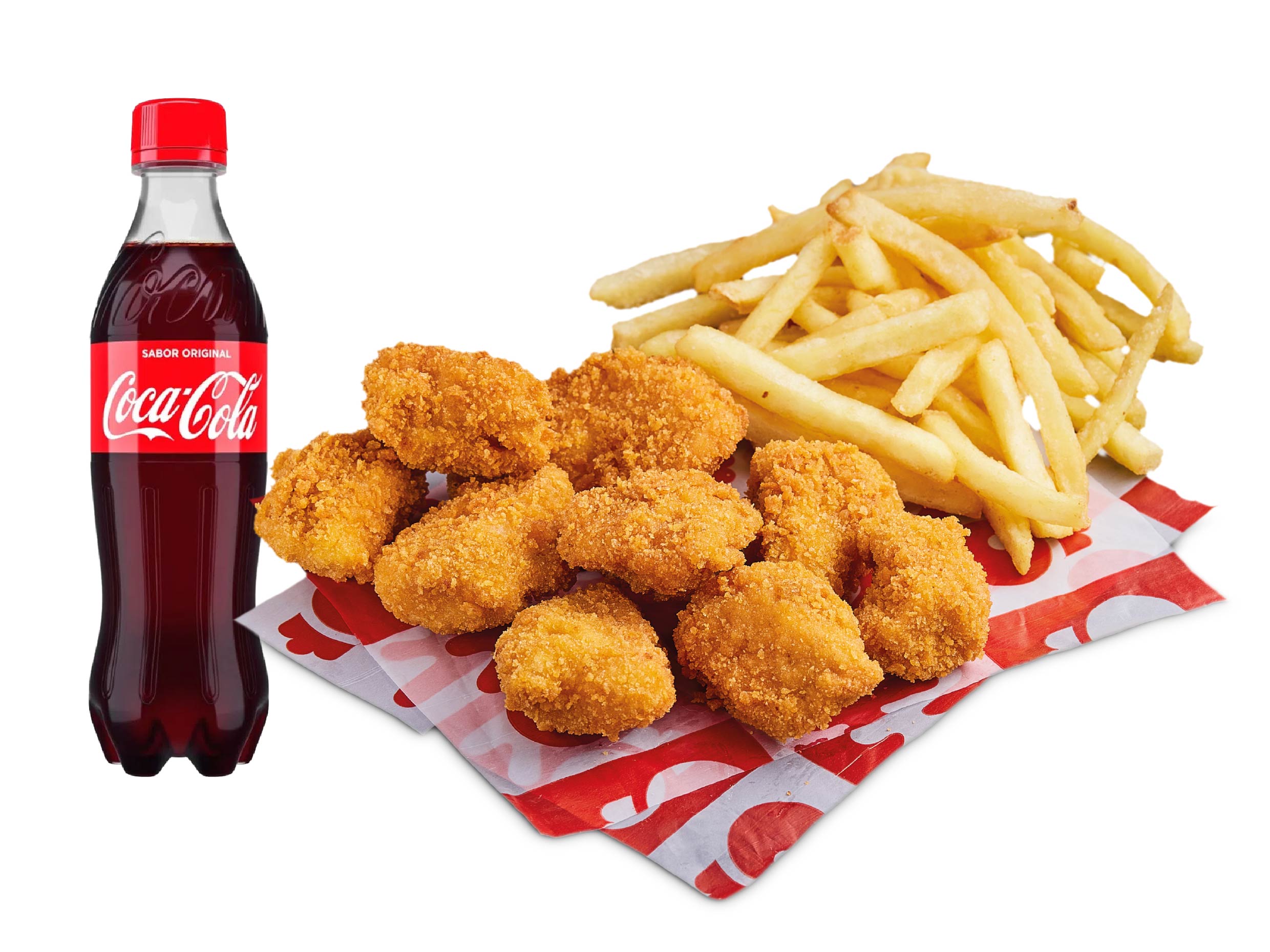 9 nuggets de pollo en combo