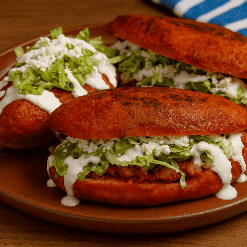 Pambazo Tinga Pollo