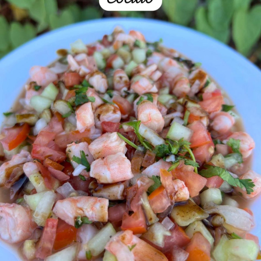 CEVICHE DE CAMARON COCIDO LITRO