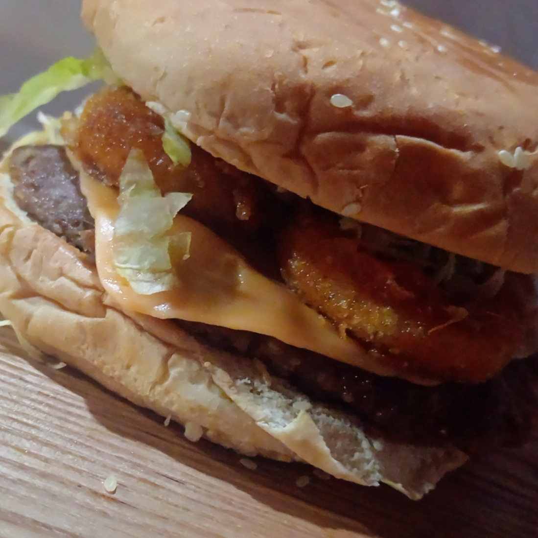 DOBLE Con Aros de Cebolla