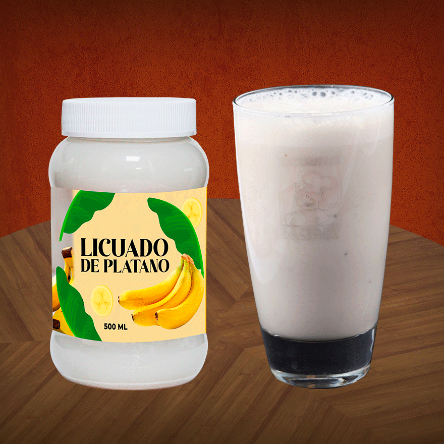 Licuado Platano  500 ml