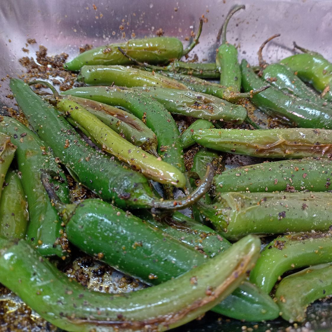 Chiles Toreados (1/2 Orden)