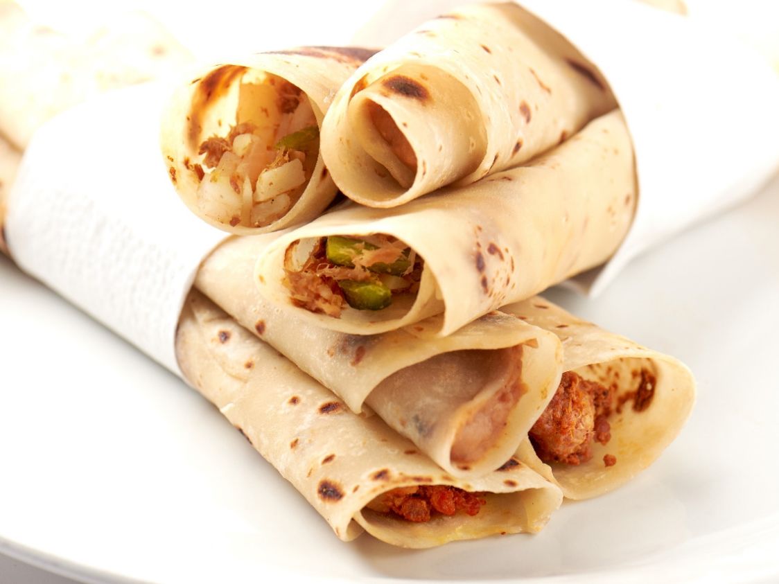 Burritos de machaca y frijol