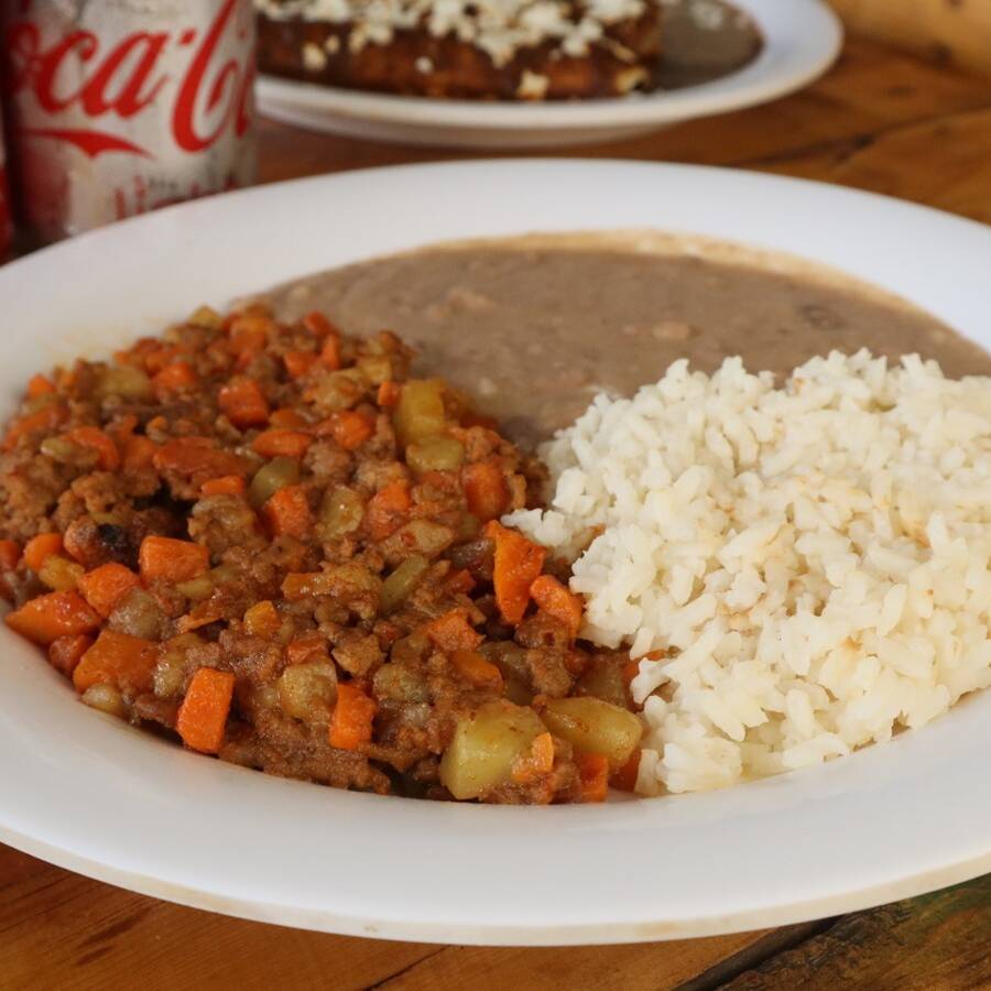 Combo Picadillo de Res