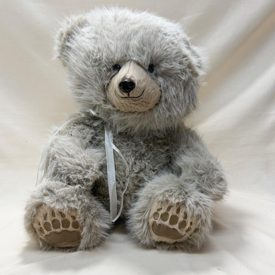 Oso beige listones