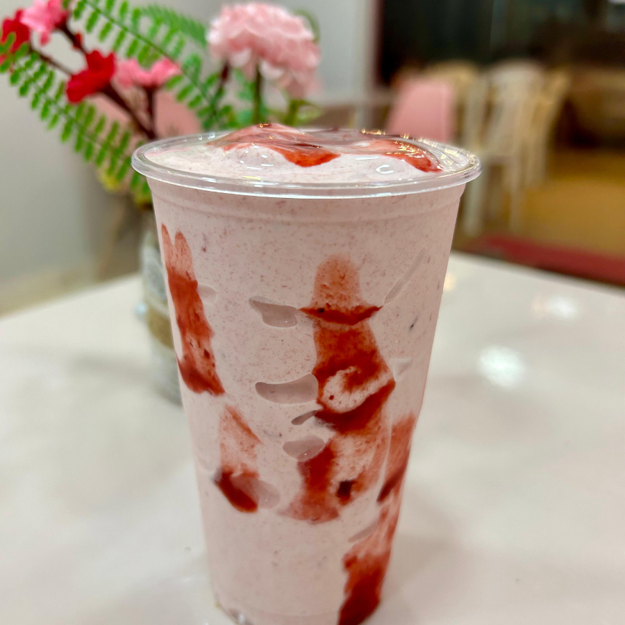 Milk-shake sabor Morango