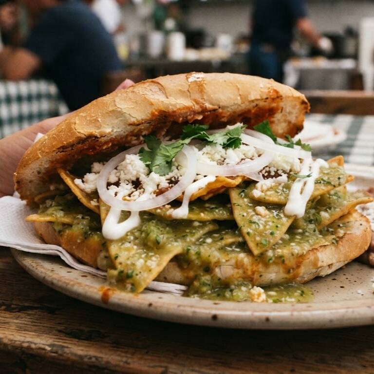 Torta Sencilla de Chilaquiles