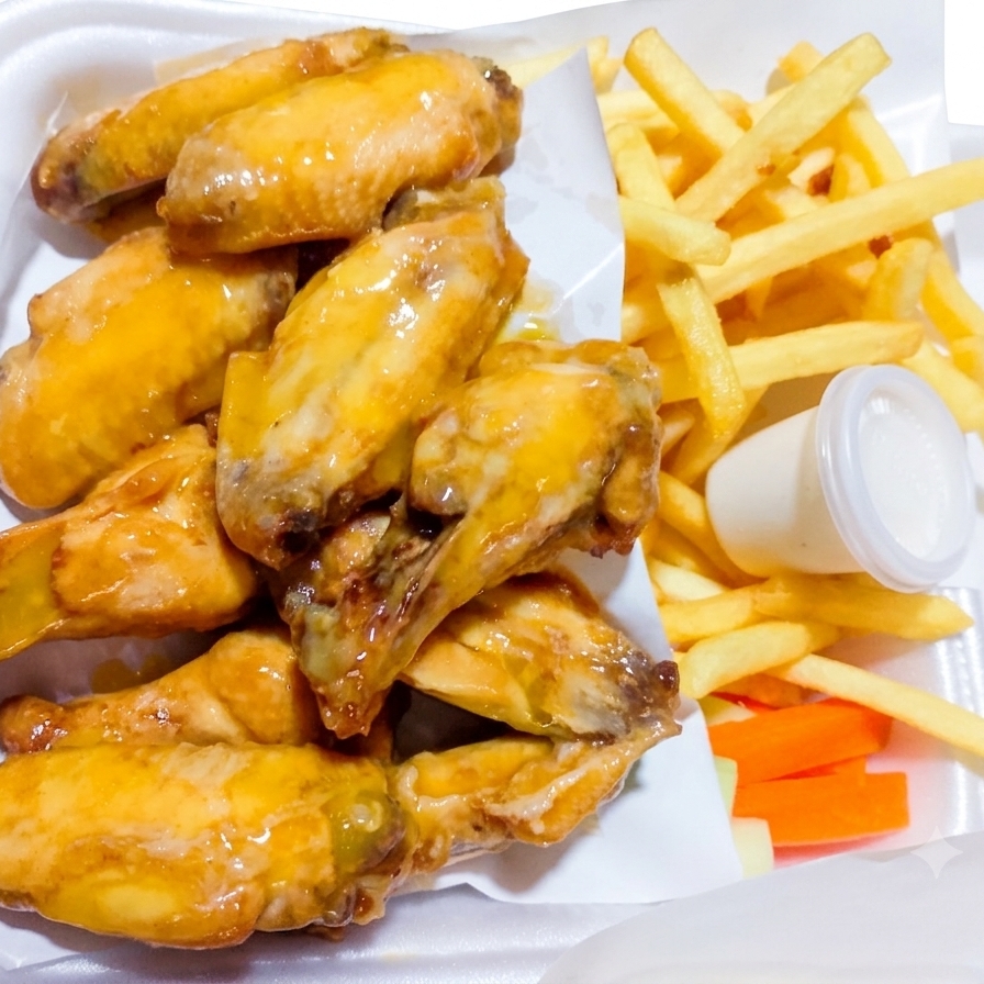Combo Wings & Fries