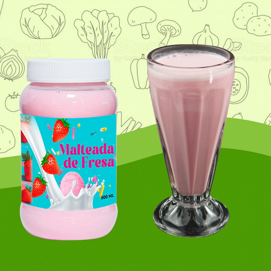 Malteada De Fresa 500 ml