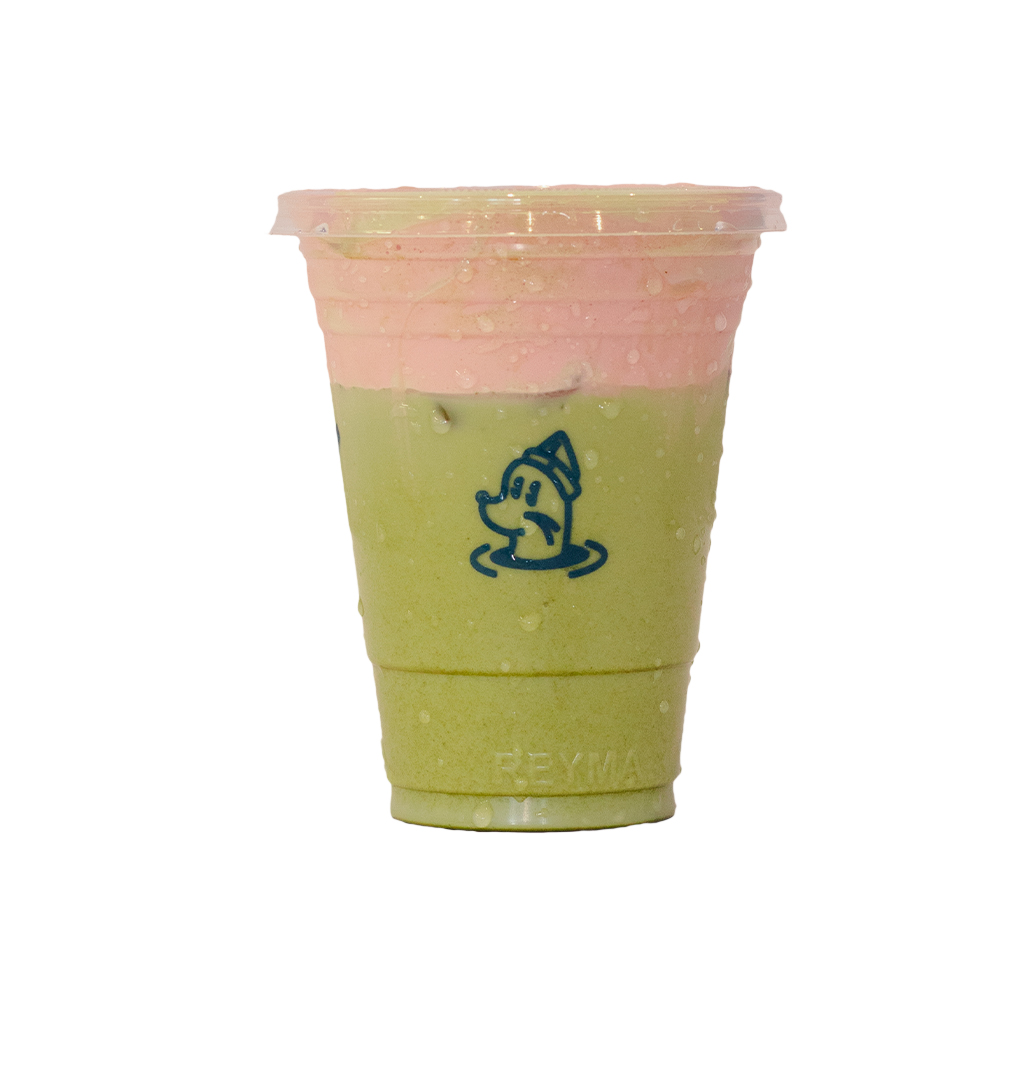 Iced matcha fresa