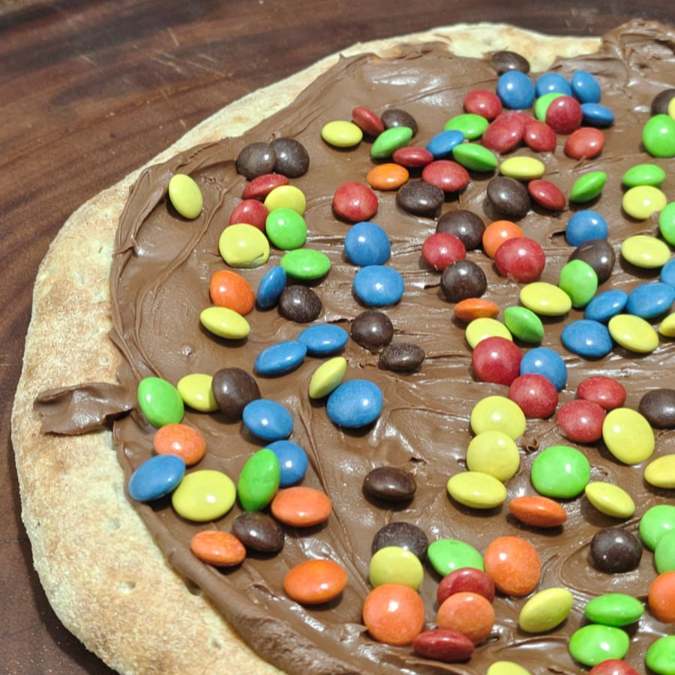 MASSA / CREME DE AVELÃ / CONFETE DISQUETE - BROTO