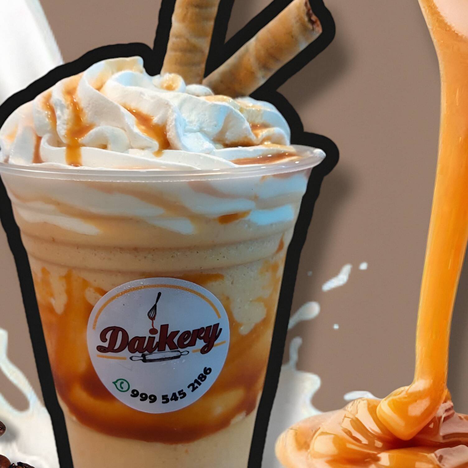 Frappé de Cajeta Grande 32 Oz