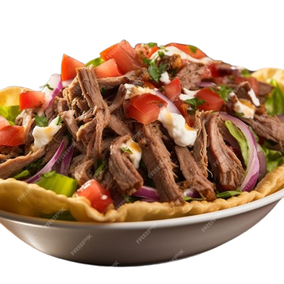 Papas Carne Asada
