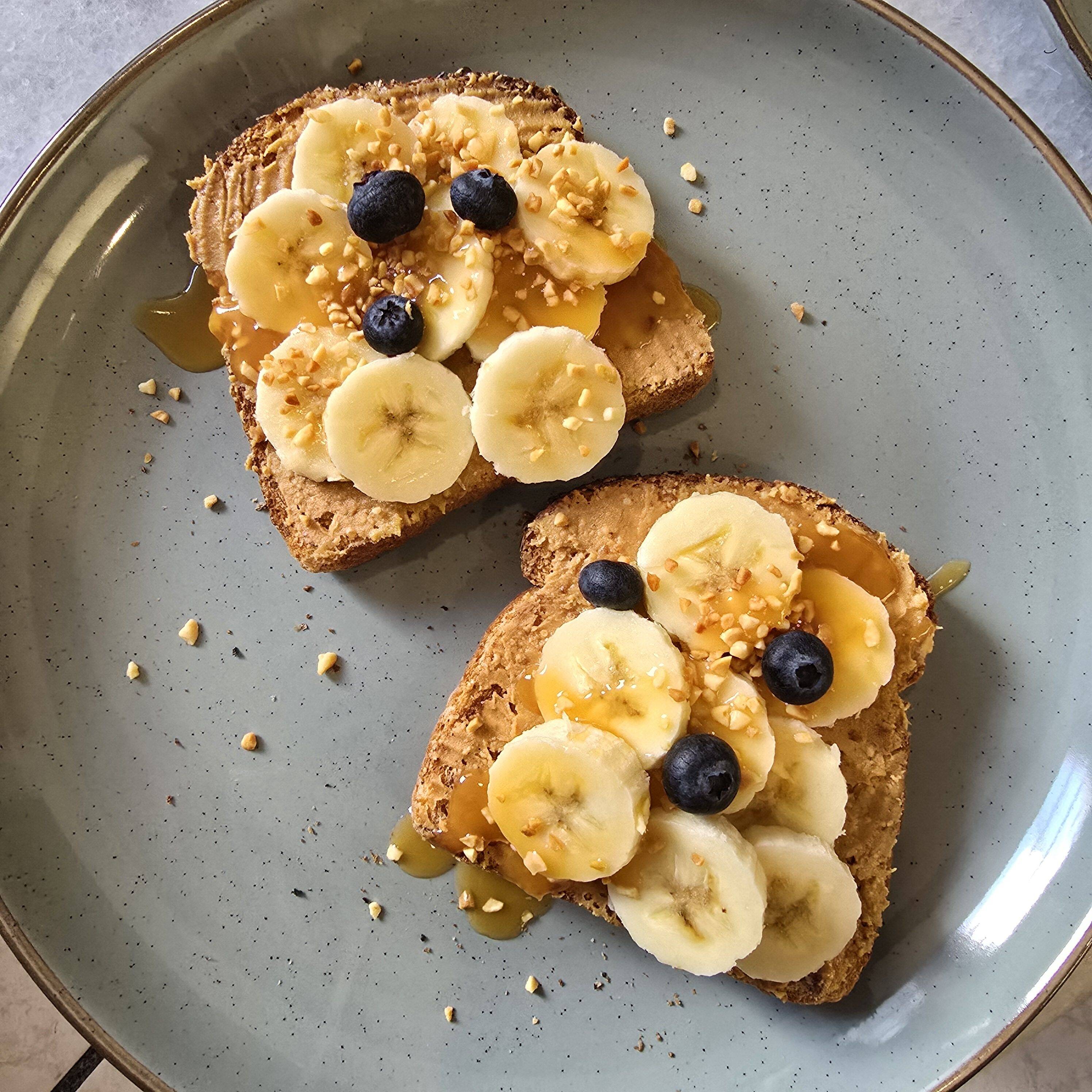 Toast Plátano Maní