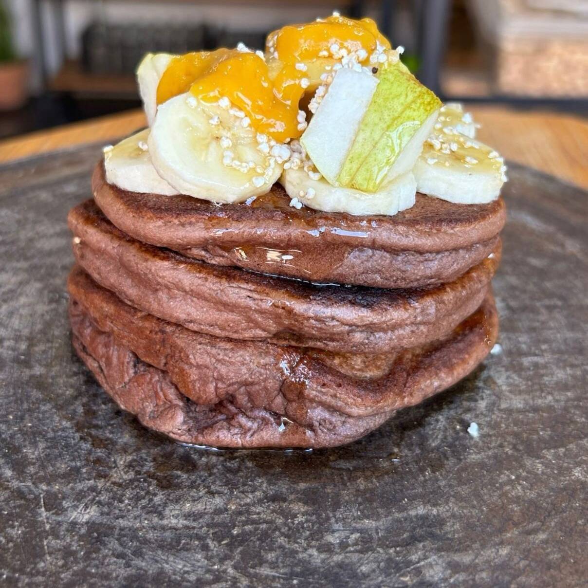 Hot Cakes de Chocolate Sin Gluten