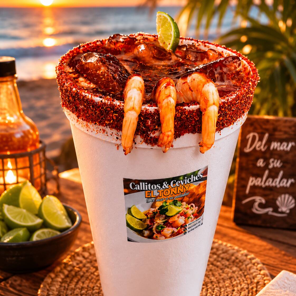 Clamato con Camarón