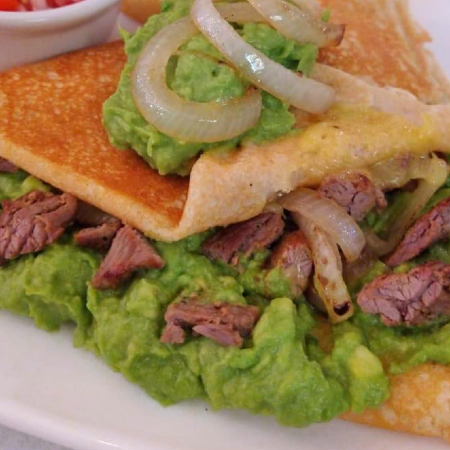 Crepa de Arrachera con Queso