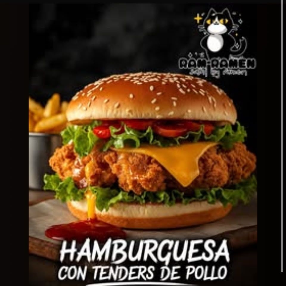 Hamburguesa de Tenders