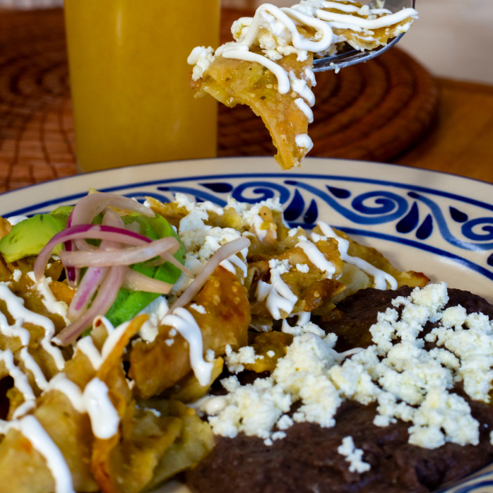 Chilaquiles Verdes ( de la Casa)