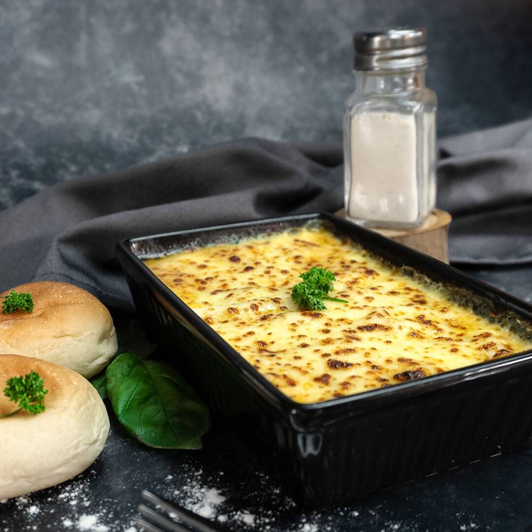 Lasaña de Pollo y Champiñones