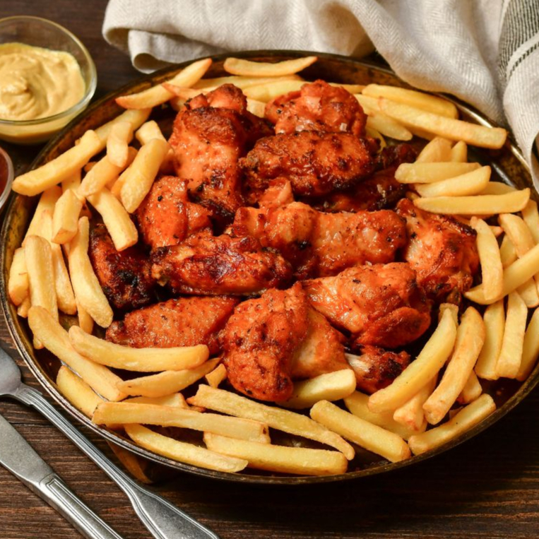 Alitas 850 Gr + Orden de Papas Francesa