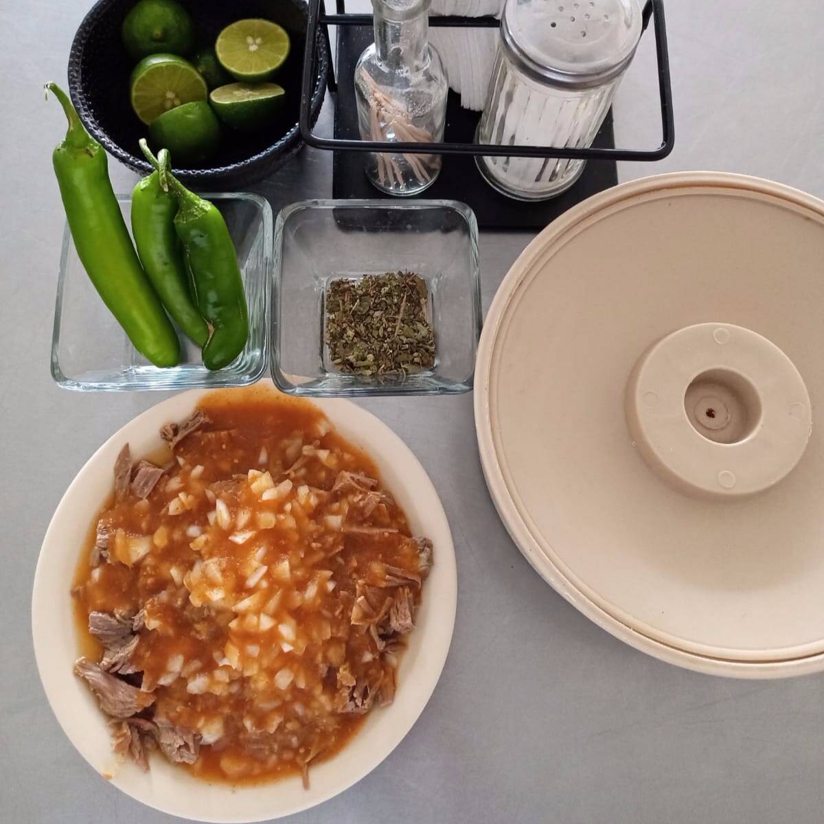 Plato Chico de Birria de Borrego