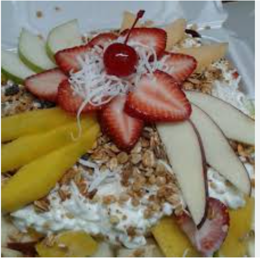 Ensalada de Frutas más Jugo de Naranja