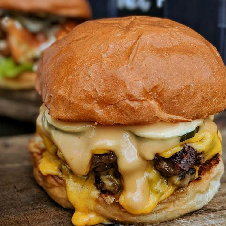 Hamburguesa 3 quesos