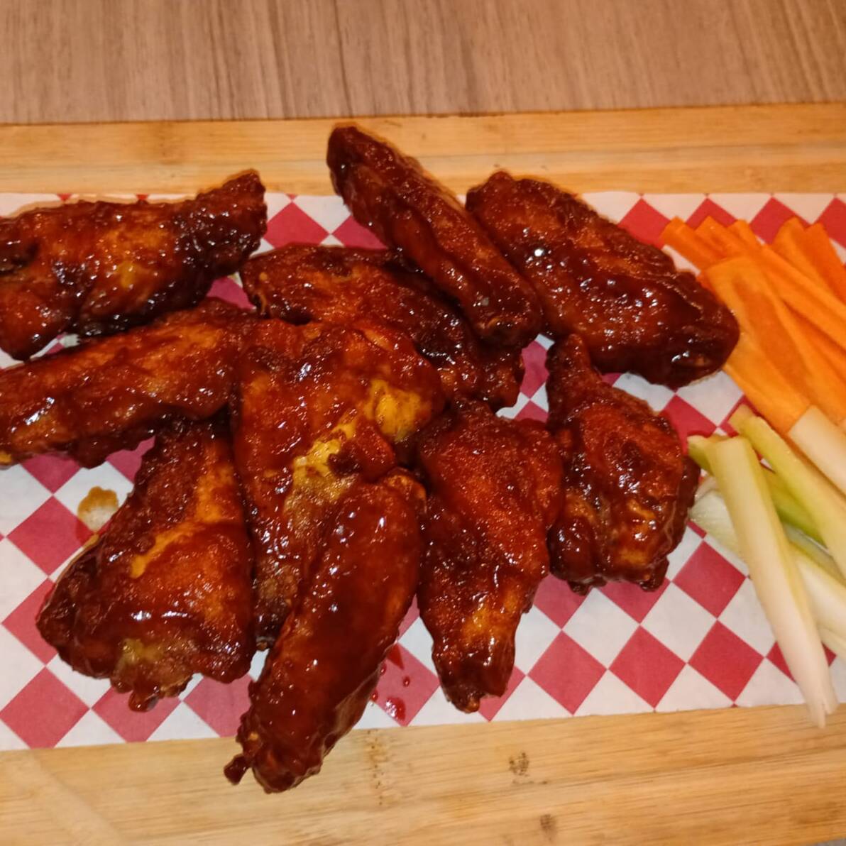 Alitas 7 pzas bbq