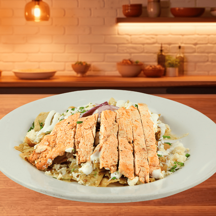 Chilaquiles con Pollo