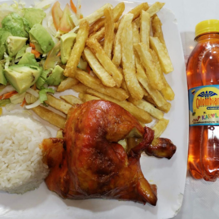 Bandeja Con Pollo (sin gaseosa)