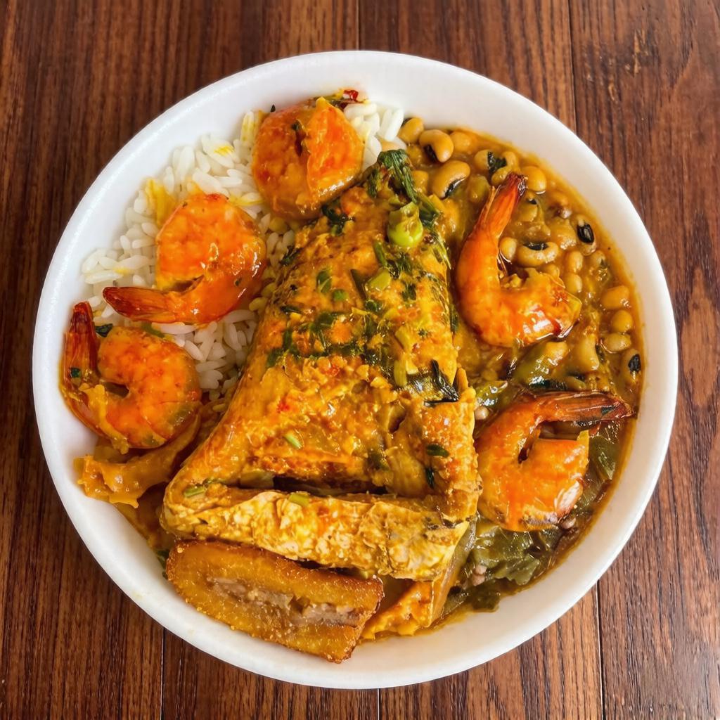 A melhor Comida Baiana da região !!! Apresentamos uma deliciosa comida baiana feita com produtos selecionados , como castanha, amendoim, azeite de dendê da melhor qualidade para manter um equilíbrio que precisa na comida baiana e também, camarão seco . Acompanhada com uma arroz branco soltinho, o melhor vatapá que você vai experimentar, caruru e um feijão fradinho.