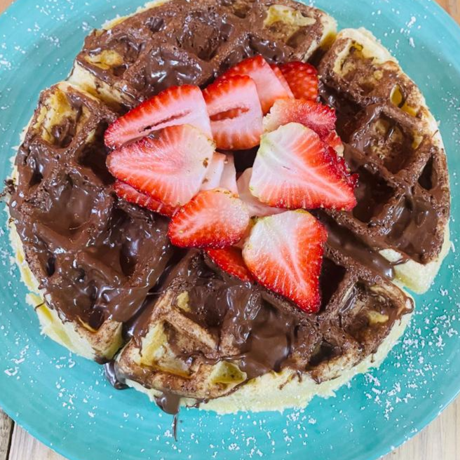 Waffle de NUTELLA Fresa