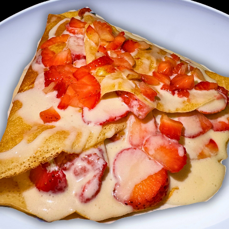 Crepa Fresas Con Crema