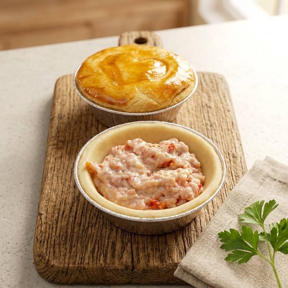 Empada de Calabresa com Tomate Seco 🌶️🍅
Massa amanteigada e delicada, recheada com calabresa bem temperada, cebola refogada, tomate seco e requeijão cremoso. Um recheio marcante, suculento e cheio de sabor, equilibrando o defumado da calabresa com o toque especial do tomate seco.
Uma empada irresistível para quem ama recheios bem temperados e cremosos!