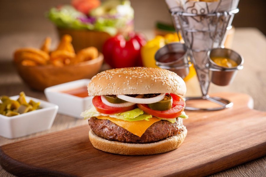 HAMBURGUESA DE RES