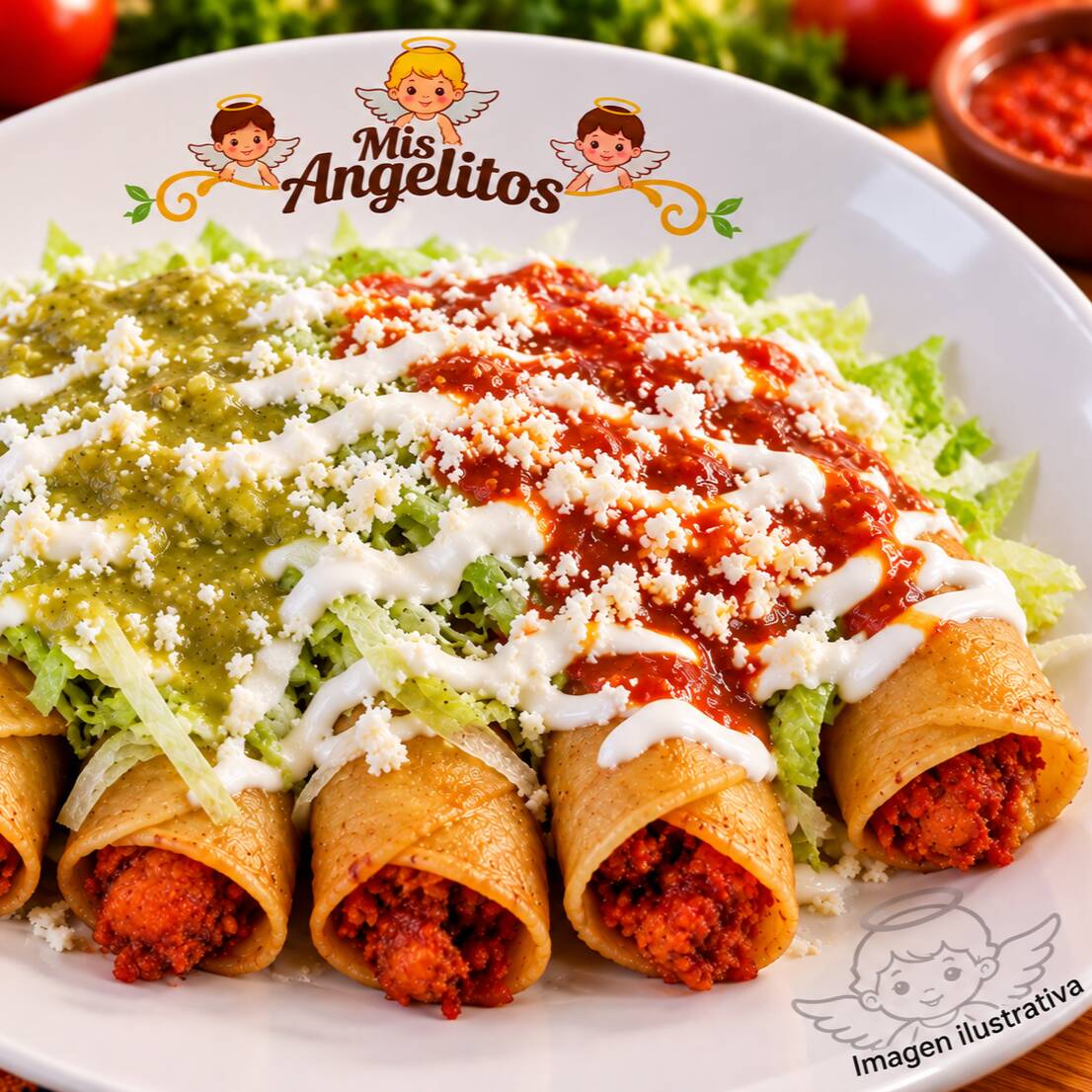 Tacos Dorados de Longaniza