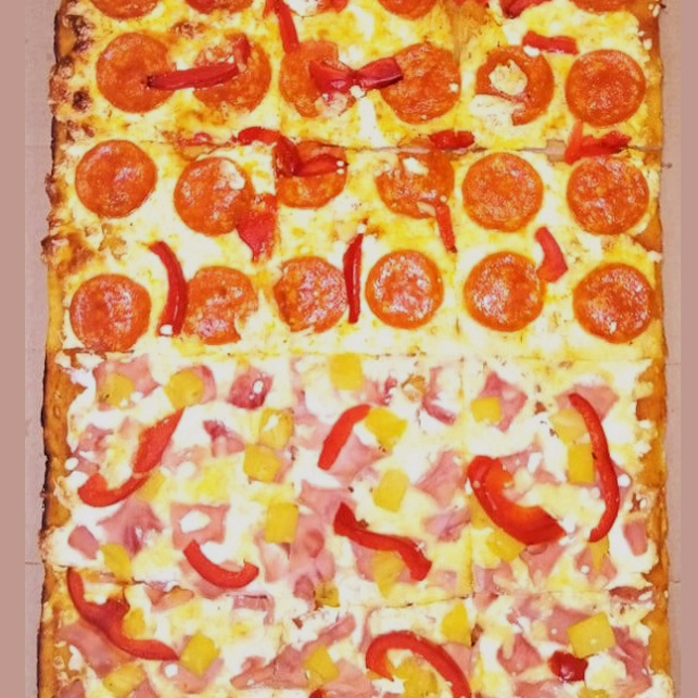Pizza Hawaiana y Pepperoni Grande CB