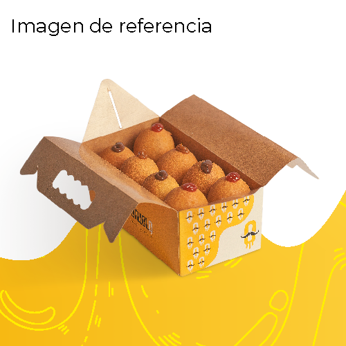 Caja X 8 Buñuelos Rellenos