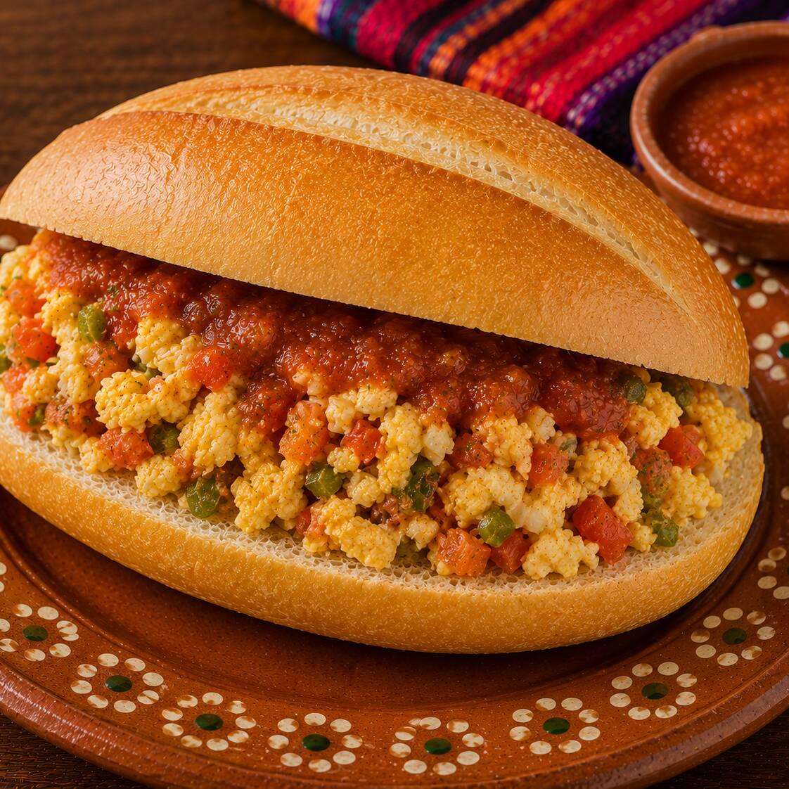 Torta de Huevo a la Mexicana